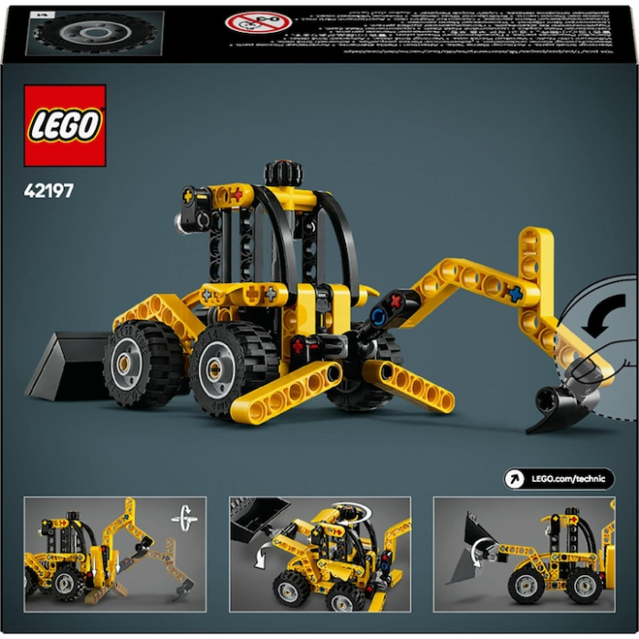 LEGO® Technic - Buldoexcavator 42197, 104 piese, pukika.ro [9]