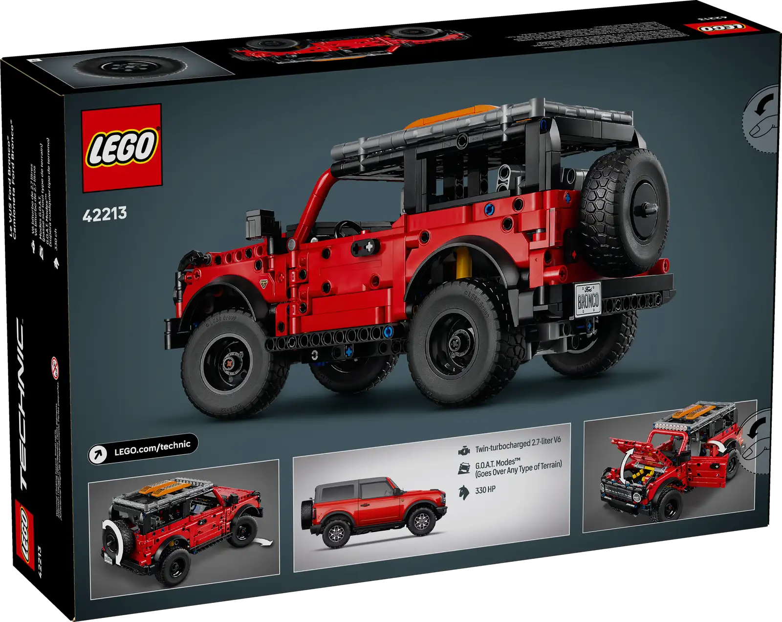LEGO® Technic - SUV Ford Bronco® 42213, 943 piese, pukika.ro [11]