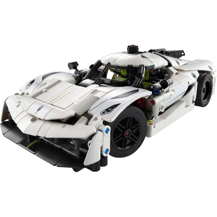 LEGO® Technic - Hipermasina Koenigsegg Jesko Absolut alba 42184, 801 piese, pukika.ro [2]