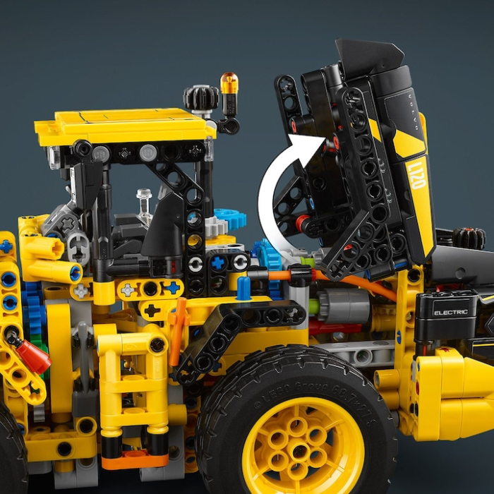 LEGO® Technic - Incarcator frontal Volvo L120 Electric 42209, 973 piese, pukika.ro [6]