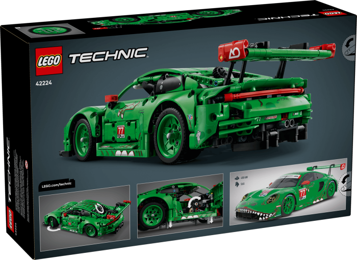 LEGO® Technic - Masina Porsche 911 GT3 R REXY AO Racing 42224, 1313 piese pukika.ro [12]