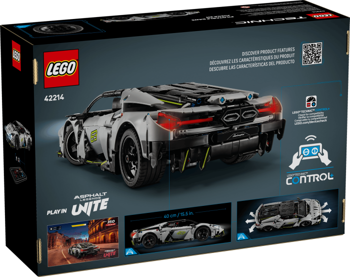 LEGO® Technic - Supermasina sport Lamborghini Revuelto 42214, 1135 piese - pukika.ro [8]