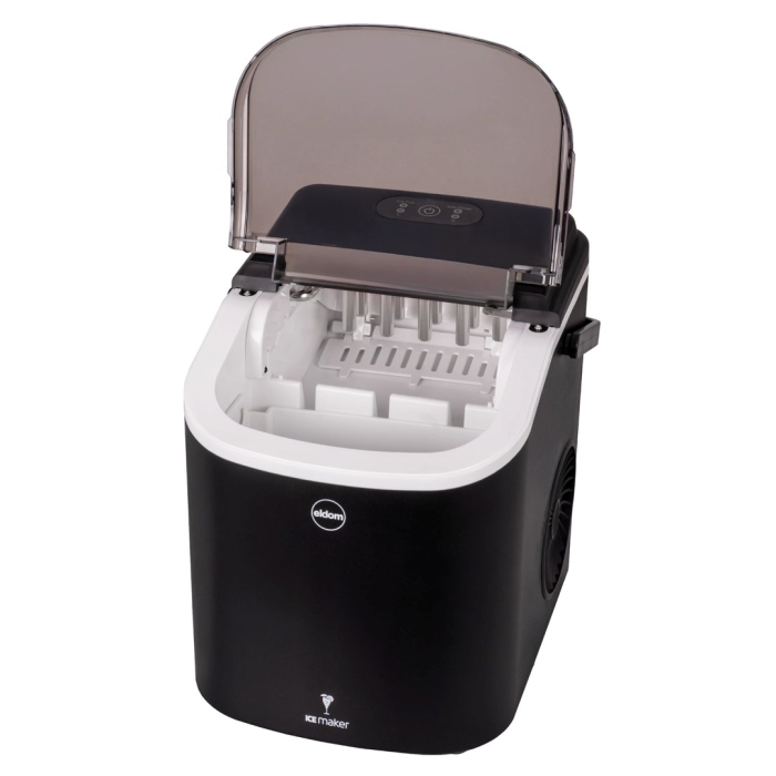 Mașină de făcut gheață ELDOM, 12 kg/24h, 165 W, rezervor 1.2 L, Negru pukika.ro [2]