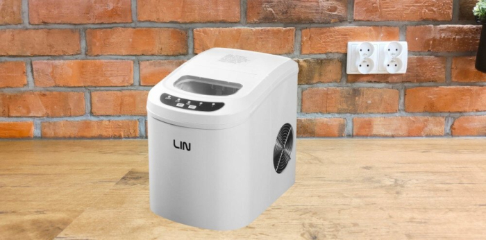 Mașină de făcut gheață LIN, 12 kg/24h, 112 W, rezervor 2.2 L, Alb pukika.ro [9]