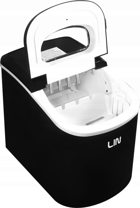 Mașină de făcut gheață LIN, 12 kg/24h, 112 W, rezervor 2.2 L, Negru pukika.ro [4]