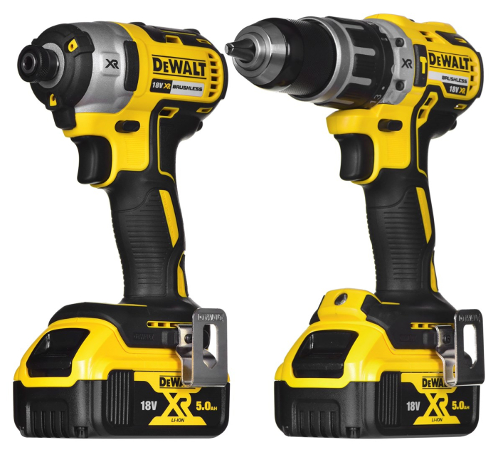Mașină de găurit Combo Kit DeWALT DCK266P2T, 2000 rpm, 18 V, Li-Ion, 2 baterii, încărcător, cutie transport, Negru pukika.ro [2]