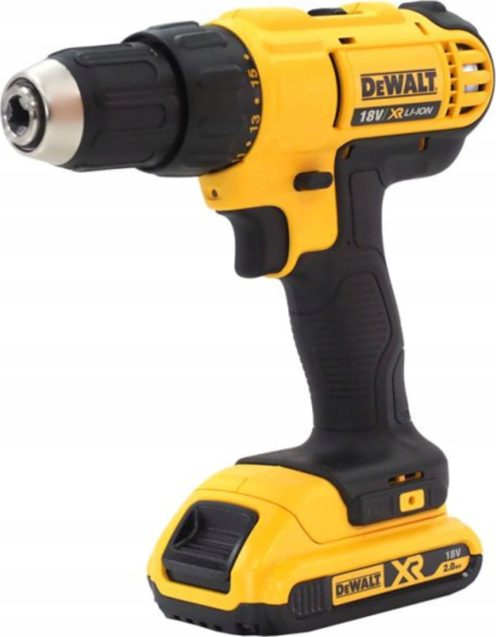 Mașină de găurit DeWALT DCD771D2-QW, 1500 rpm, 18 V, Li-Ion 2 baterii, încărcător, cutie transport, Negru pukika.ro [2]