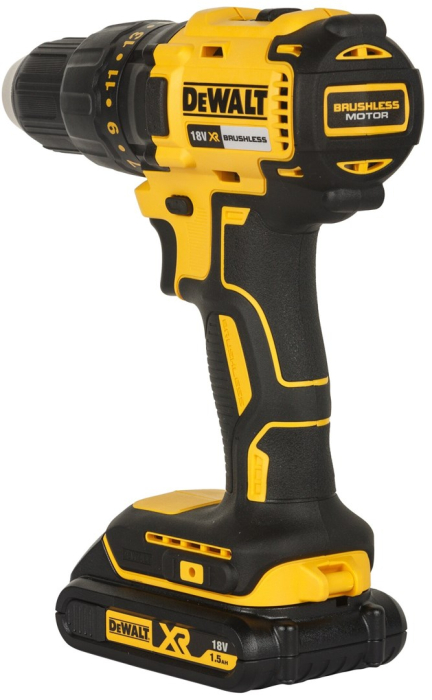 Mașină de găurit DeWALT DCD777D2T, 1750 rpm, 18 V, Li-Ion, 2 baterii, încărcător, cutie transport, Negru pukika.ro [6]