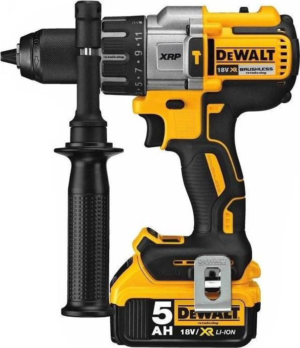 Mașină de găurit DeWALT DCD996P2-QW, 1300 rpm, 18 V, Li-Ion, 2 baterii, încărcător, cutie trasnport, Negru pukika.ro [3]