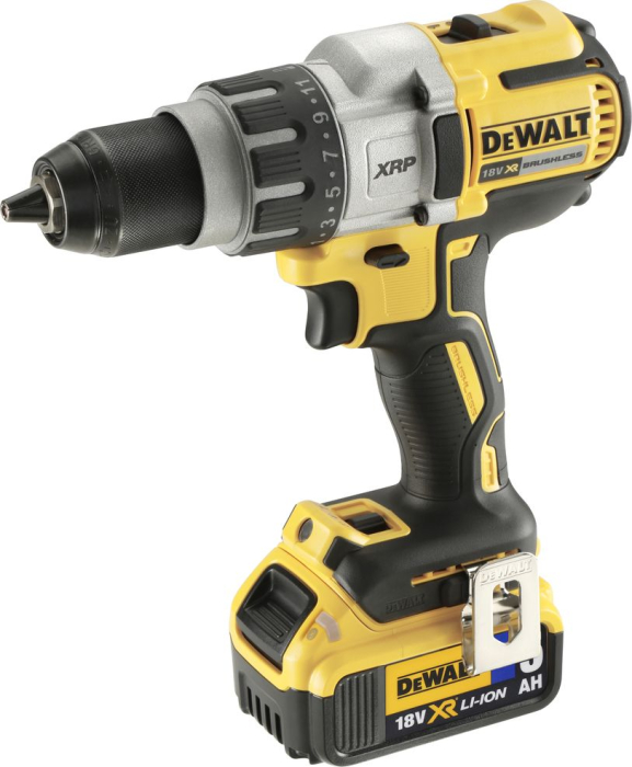 Mașină de găurit DeWALT DCD996P2-QW, 1300 rpm, 18 V, Li-Ion, 2 baterii, încărcător, cutie trasnport, Negru pukika.ro [5]