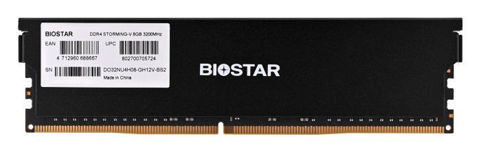 Memorie RAM Biostar, 8 GB, DDR4, 3200 MHz, UDIMM, 1.35 V, 16 CL, Black pukika.ro [2]