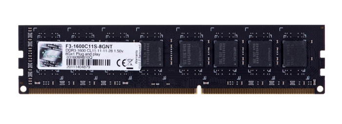 Memorie RAM G.Skill, 8 GB, DDR3, 1600 MHz, DIMM, 1.5 V, 5 CL, Black pukika.ro [2]