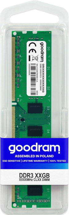 Memorie RAM GoodRam, 8 GB, DDR3, 1600 MHz, 1.35 V, Green pukika.ro [4]