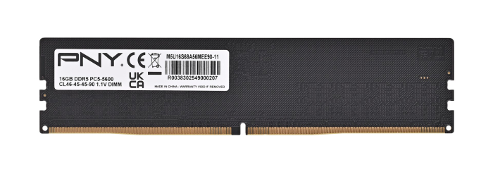 Memorie RAM PNY Technologies, 16 GB, DDR5, 5600 MHz, DIMM, 1.2 V, 40 CL, Black pukika.ro [2]