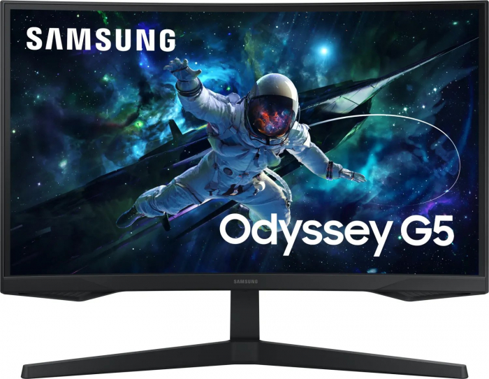 Monitor Gaming Curvat Samsung G55C, 27" QHD 2560 x 1440, VA, 165 Hz, Black [1]