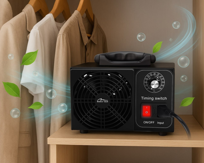 Ozonator Generator de Ozon Media-Tech, 60.000 mg/h, 140 W, Timer, Negru pukika.ro [6]