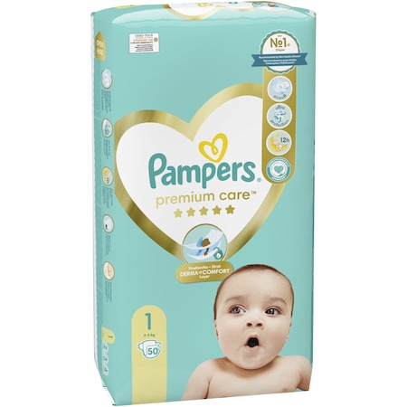 Pampers Marimea 1, 2-5 Kg, 50 buc pukika [2]
