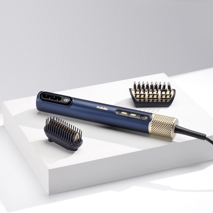 Perie de Păr Electrică BaByliss, 1600 W, 3 viteze, 4 trepte temperatură, Anti Fizz, Navy pukika.ro [3]