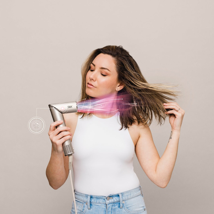 Perie de Păr Electrică Shark, 1650 W, 3 trepte temperatura, Auto-Wrap, Beige pukika.ro [6]