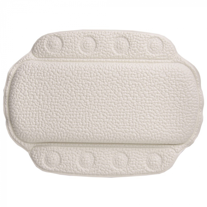 Pernă de baie cu ventuză, din PVC, Alb pukika.ro [1]