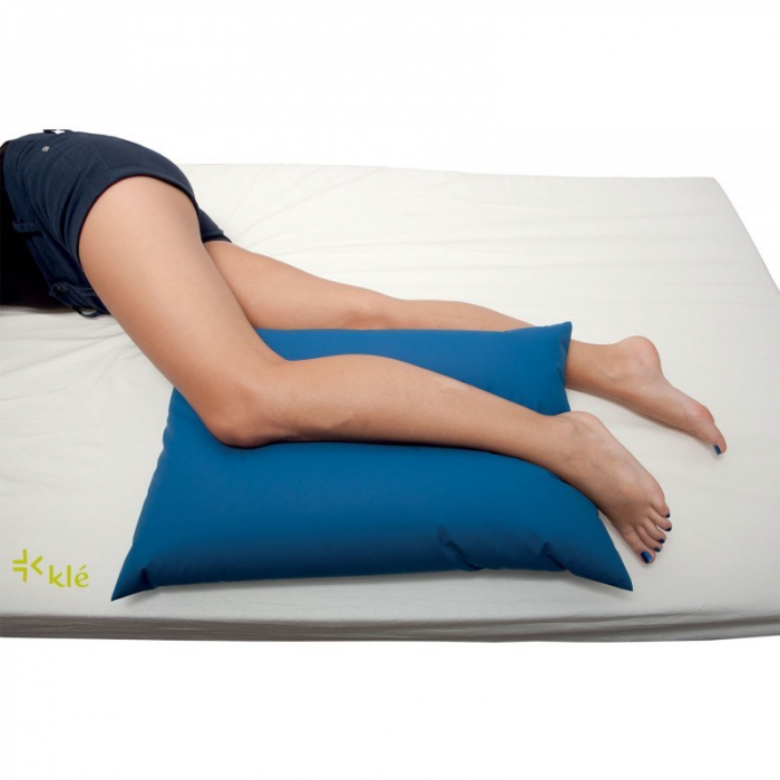 Perna ortopedica Aston pentru pozitionarea picioarelor in timpul somnului, lungime 53 cm, Albastru pukika.ro [3]