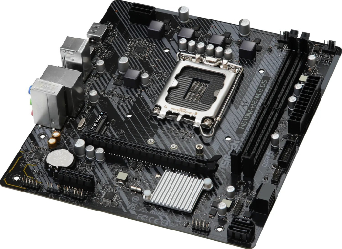 Placă de Bază ASRock, Socket LGA 1700, Chipset Intel H610, micro ATX, Black pukika.ro [4]