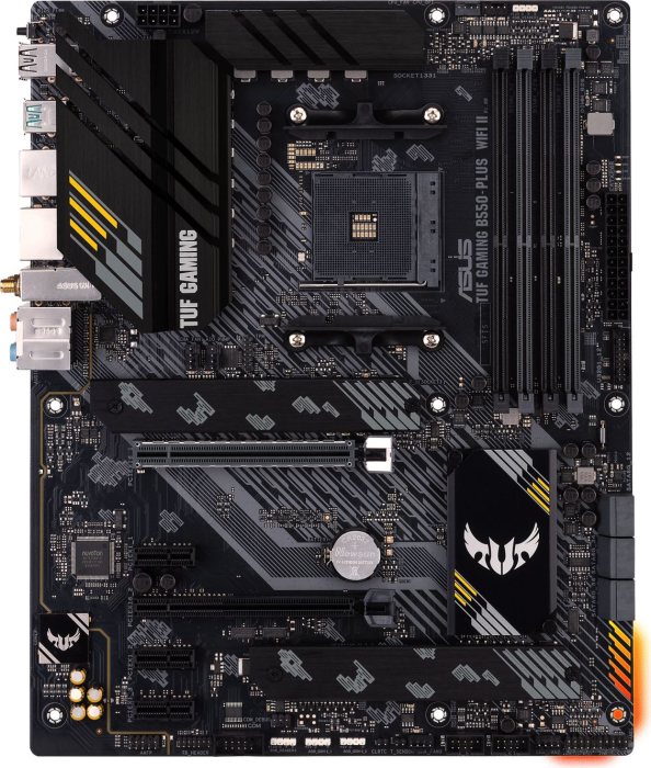 Placă de Bază ASUS TUF GAMING B550-PLUS WIFI, Socket AM4, Chipset AMD B550, ATX, Black pukika.ro [2]