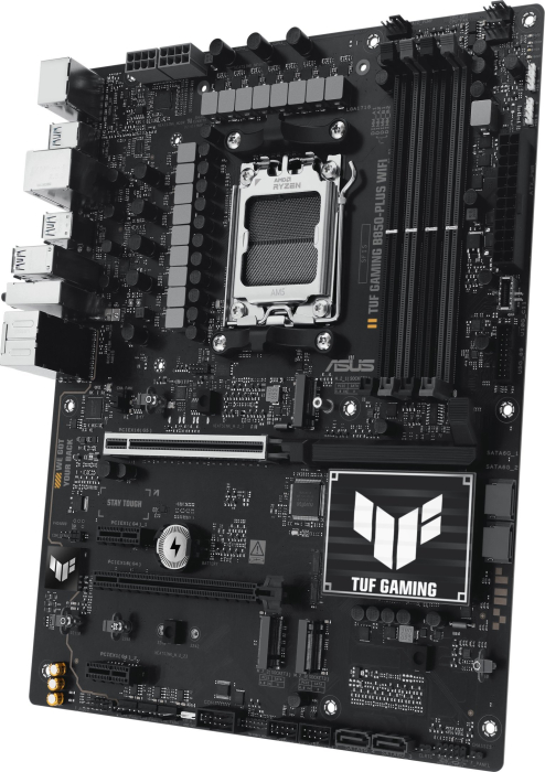 Placă de Bază ASUS TUF GAMING B850-PLUS WIFI, Socket AM5, Chipset AMD B850, ATX, Black pukika.ro [4]