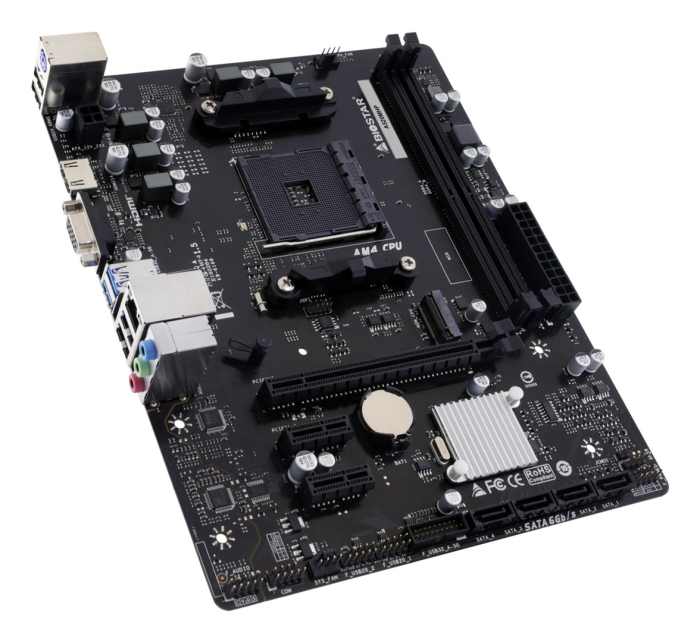 Placă de Bază Biostar, Socket AM4, Chipset AMD A520, micro ATX, Black pukika.ro [3]