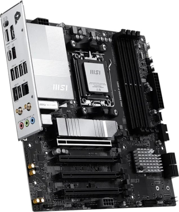 Placă de Bază MSI PRO WIFI, Socket AM5, Chipset AMD B850, micro ATX, Black pukika.ro [3]