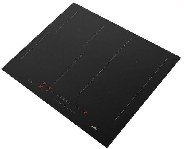 Plită cu Inducție Amica, 59 cm, 7350 W, 4 zone, Touch, Negru pukika.ro [3]