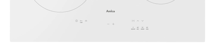 Plită cu inducție Amica PIDH6140PHTUN 3.0, 7350 W, Touch, 4 zone, sticla ceramica, Alb pukika.ro [5]