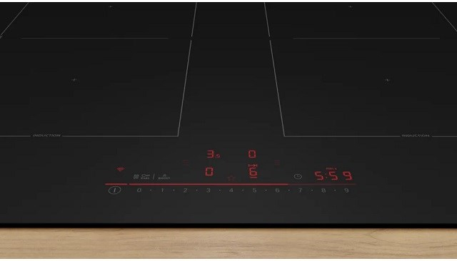 Plită cu inducție Bosch PVQ61CHB1E, 4 zone de gătit, Comandă TouchSelect, Funcție CombiZone, 59 cm, Negru pukika.ro [2]