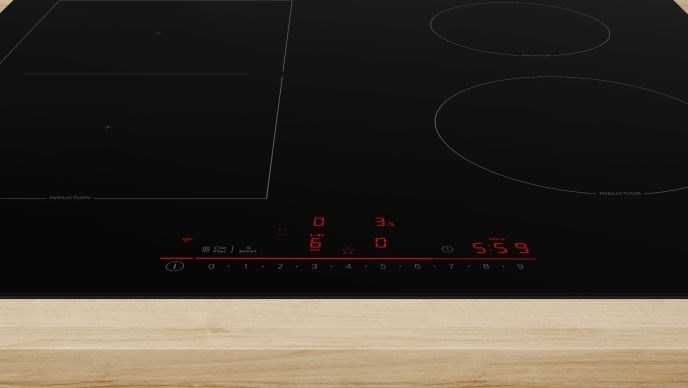 Plită cu Inducție Bosch Serie 6 PVS61RHB1E, 592 mm, 4 Zone FlexInduction, TouchSlider, PowerBoost, PerfectFry, Negru pukika.ro [2]