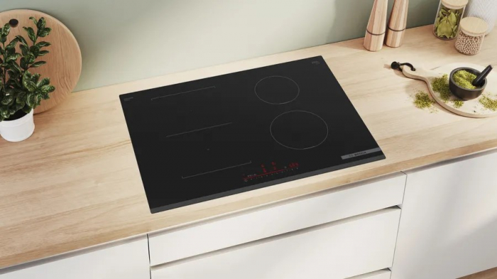 Plită cu Inducție Bosch Serie 6 PVS731HB1E, 71 cm, 4 Zone CombiZone, TouchSlider, PowerBoost, Home Connect, Negru pukika.ro [4]
