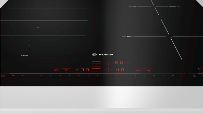 Plită cu inducție Bosch Serie 8 PXE601DC1E, 57 cm, Touch, 4 zone, sticlă ceramică, Negru pukika.ro [3]