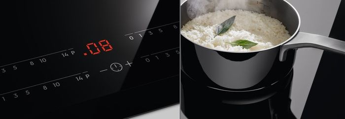 Plită cu Inducție Electrolux EIV734, 71 cm, 4 Zone, FlexiBridge®, PowerBoost, Hob2Hood®, TouchControl, Negru pukika.ro [2]