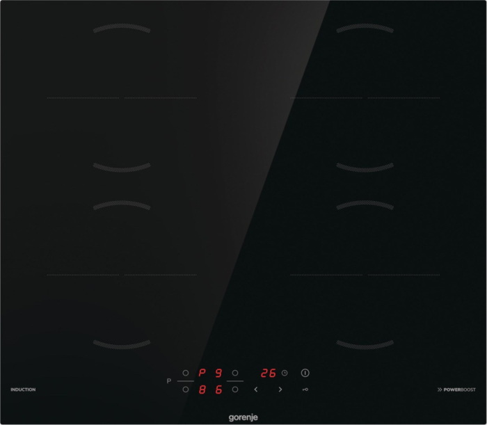 Plită cu Inducție Gorenje, 59 cm, 4 zone, Touch, sticlă, Negru pukika.ro [3]