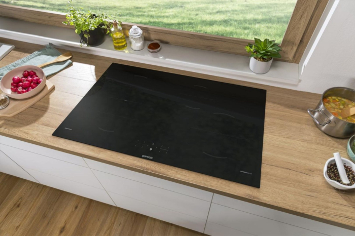 Plită cu Inducție Gorenje, 79,5 cm, 4 zone, Touch, sticlă ceramică, Negru pukika.ro [2]