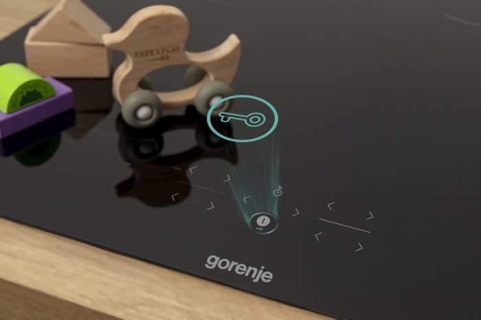 Plită cu Inducție Gorenje, 79,5 cm, 4 zone, Touch, sticlă ceramică, Negru pukika.ro [6]