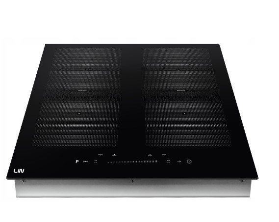 Plită cu Inducție LIN, 59 cm, 7200 W, Touch, 4 zone, ceramică neagră pukika.ro [3]