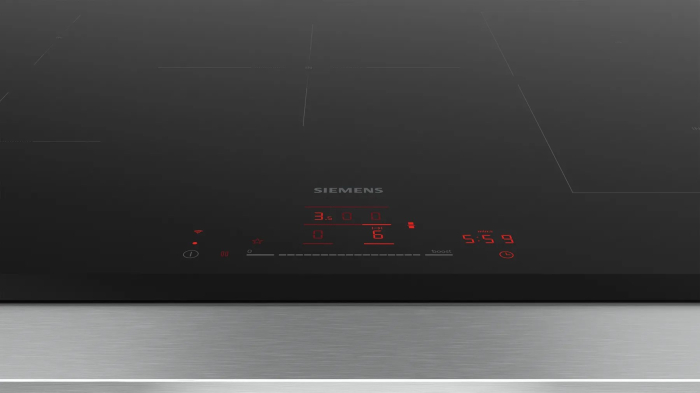 Plită cu Inducție Siemens ED851HWB1E, 80 cm, 5 Zone FlexInduction, PowerBoost, TouchSlider, Funcție ReStart, Negru pukika.ro [3]
