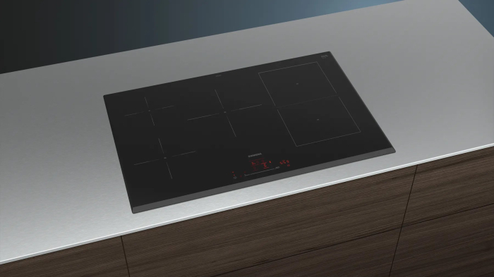 Plită cu Inducție Siemens ED851HWB1E, 80 cm, 5 Zone FlexInduction, PowerBoost, TouchSlider, Funcție ReStart, Negru pukika.ro [4]