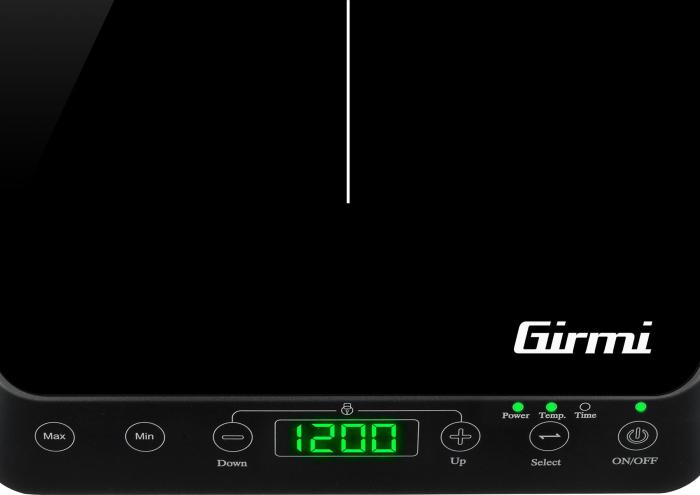 Plită electrică Gimi PI0400, 1 zonă, 27.5 cm, Touch, sticlă, Negru pukika.ro [3]