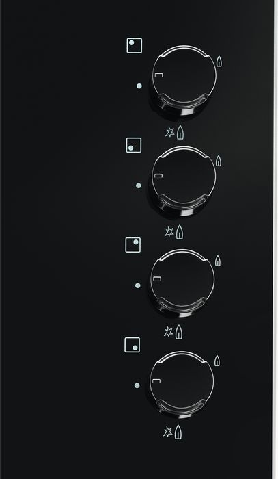 Plită pe Gaz Electrolux EGG6407K, 60 cm, 4 Arzătoare, Grătare Fontă, Aprindere Electrică, Siguranță Gaz, Negru pukika.ro [3]