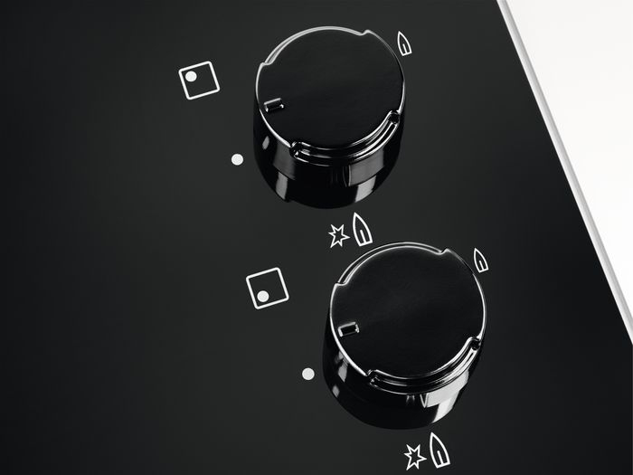 Plită pe Gaz Electrolux EGG6407K, 60 cm, 4 Arzătoare, Grătare Fontă, Aprindere Electrică, Siguranță Gaz, Negru pukika.ro [8]