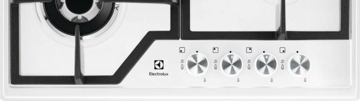 Plită pe gaz Electrolux EGS6436WW, 8800 W, 4 arzătoare, Alb pukika.ro [6]