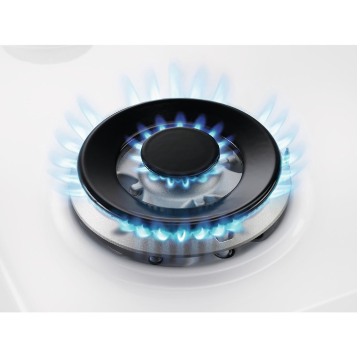 Plită pe gaz Electrolux KGG64362W, 4 arzătoare, 9 nivele, Sticlă albă pukika.ro [2]