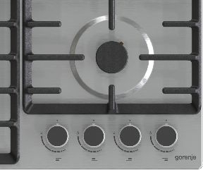 Plită pe gaz Gorenje, 60 cm, 4 zone, inox, Gri pukika.ro [4]