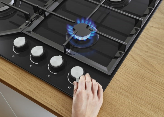 Plită pe gaz Gorenje GT641KB, 4 arzătoare, sticlă, Negru pukika.ro [6]